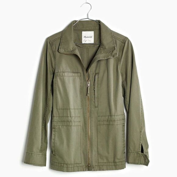 Madewell Fleet Jacket in Army Green Size Small - Picture 3 of 12